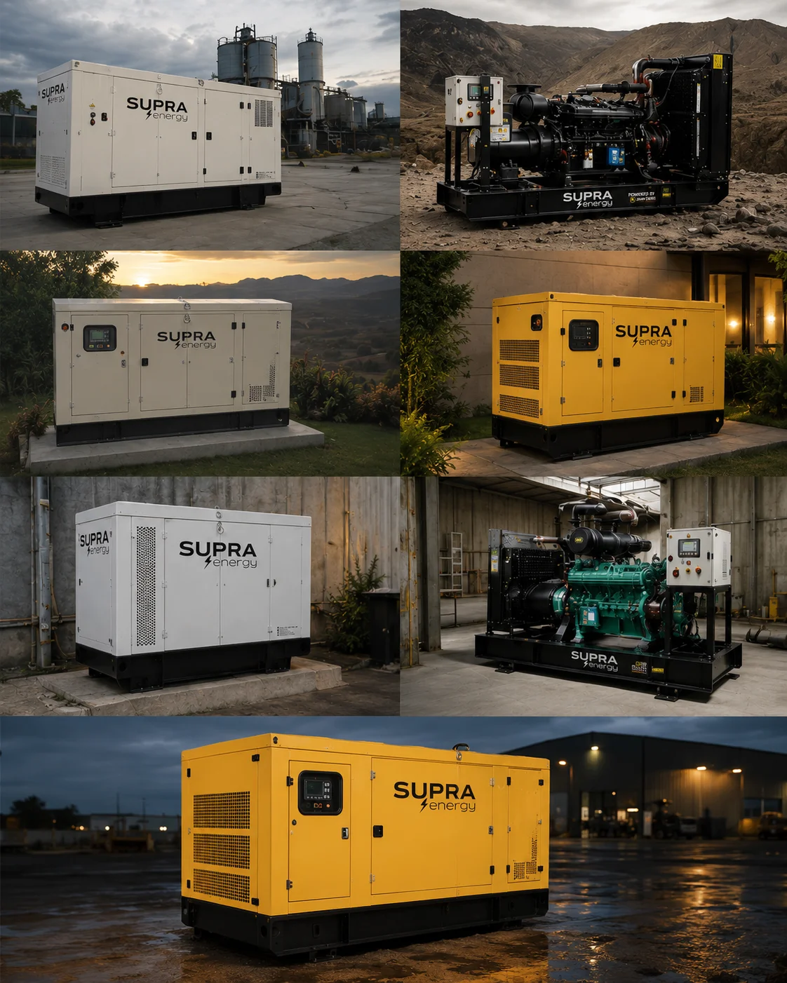 Grupos electrógenos SUPRA Energy