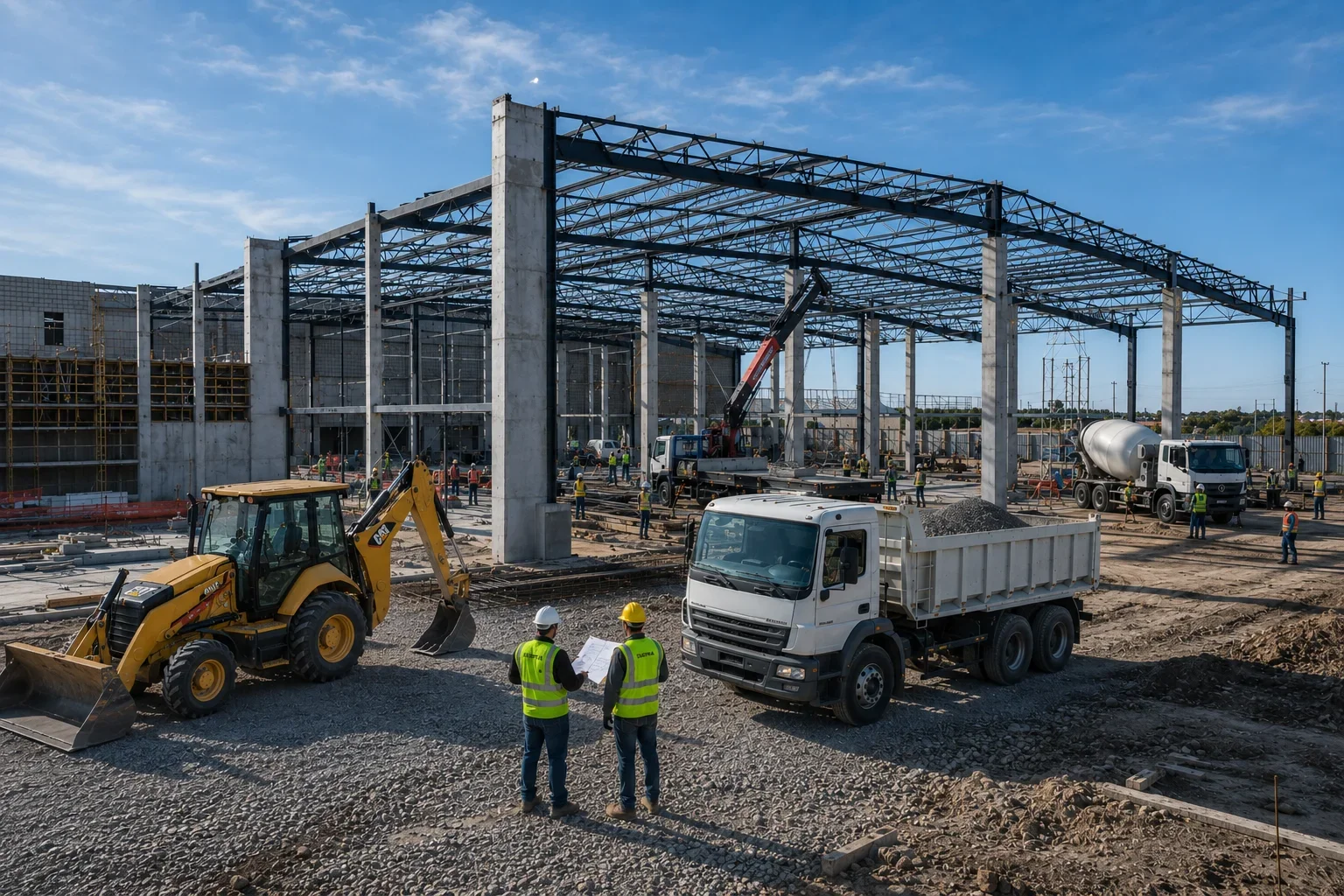 Obra de infraestructura y construcción industrial de SUPRA Argentina