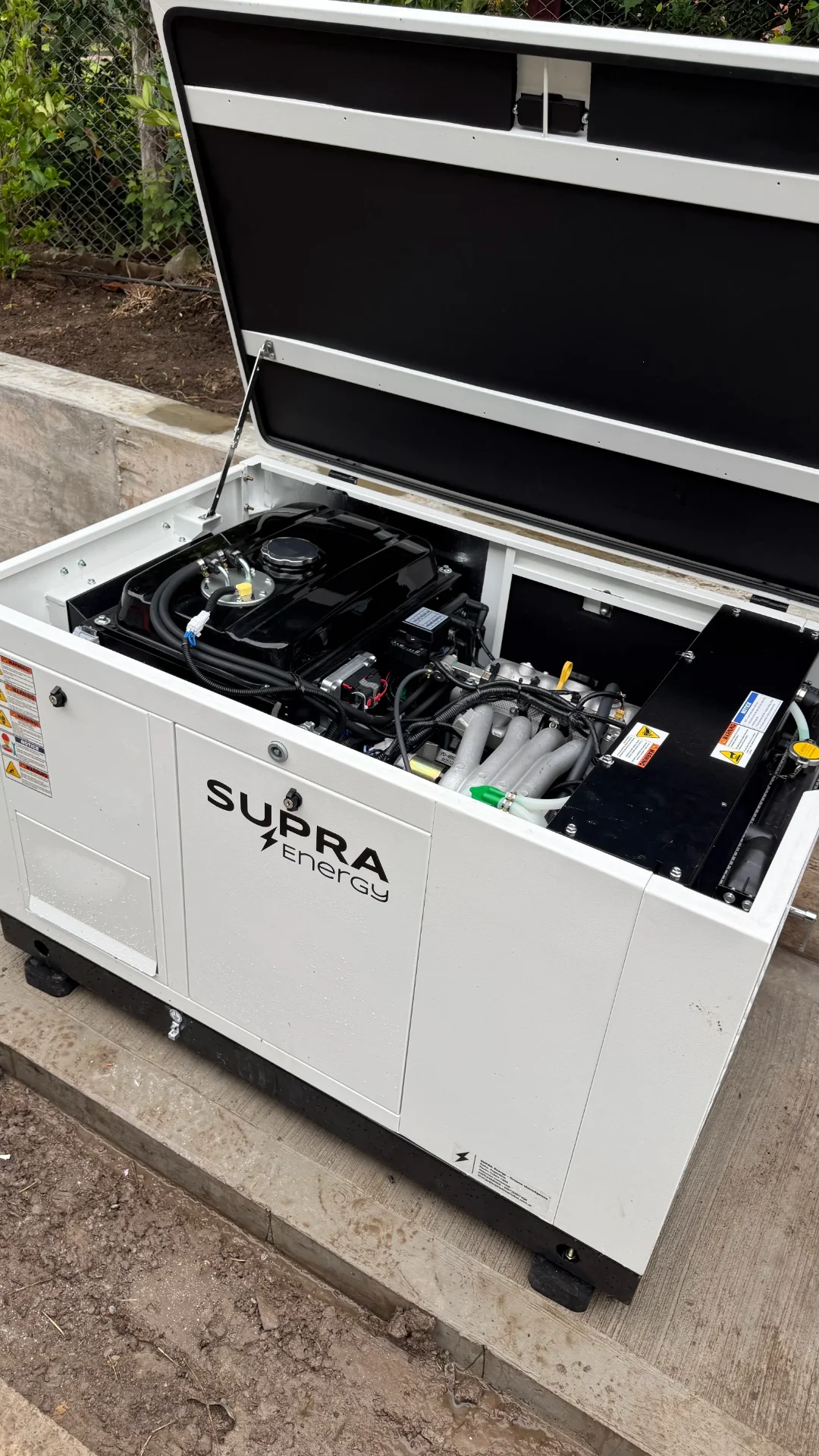 Instalación de grupo electrógeno SUPRA Energy — proyecto 01