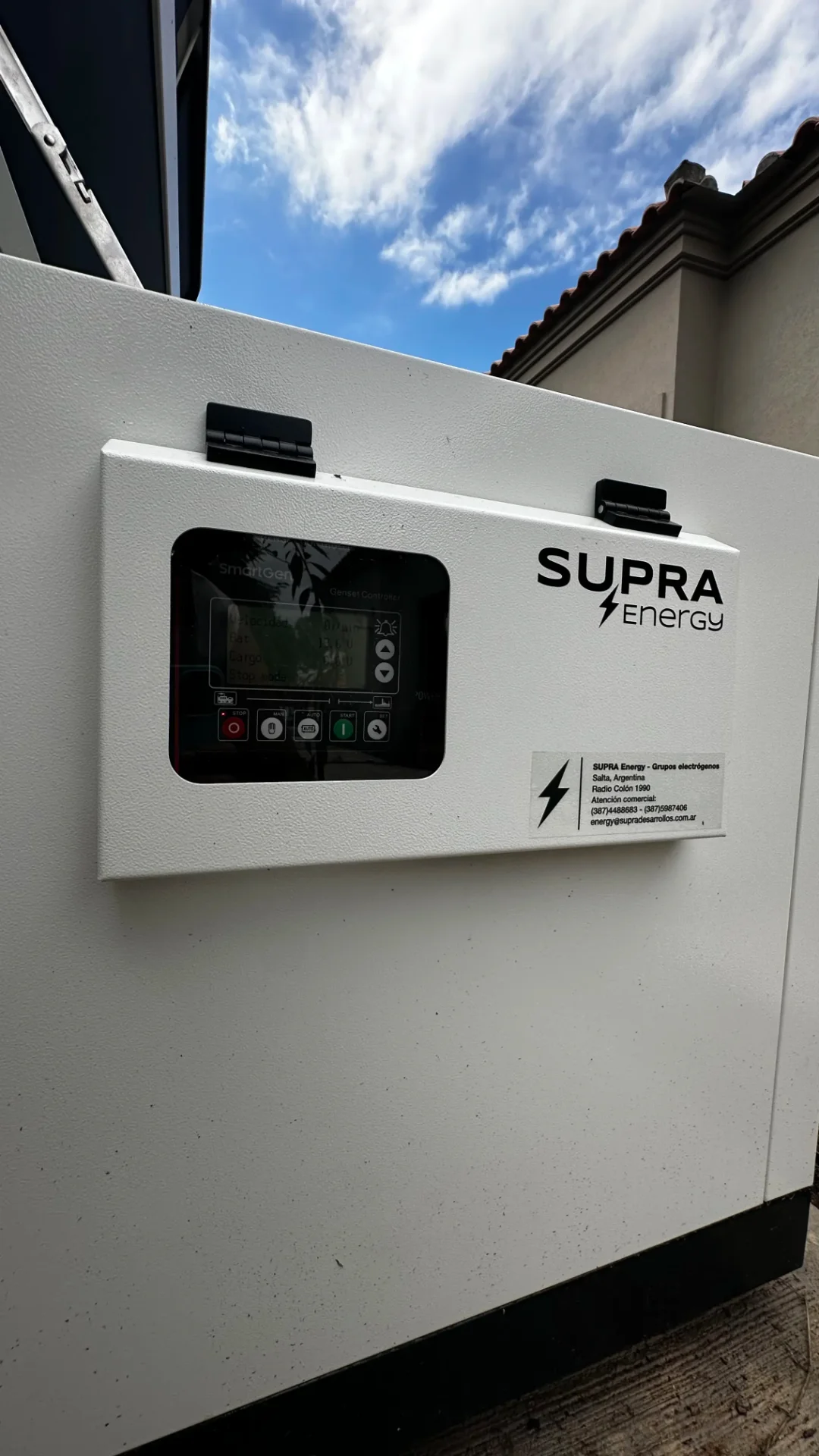 Instalación de grupo electrógeno SUPRA Energy — proyecto 05
